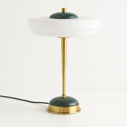 Luminária de Mesa Abajur Retrô Mármore Metal Acrílico Seattle - ABAZZUR™