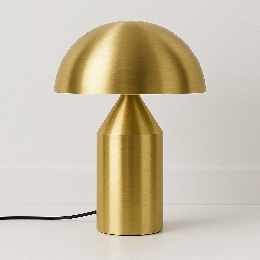 Luminária de Mesa Moderna Articulada Metal Cogumelo Gloom - ABAZZUR™