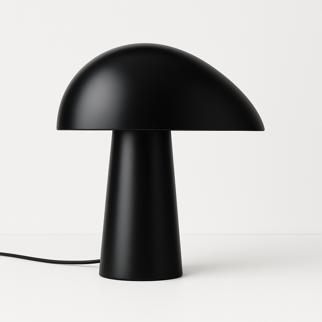 Luminária de Mesa Moderna Metal Madeira LED Barlow - ABAZZUR™