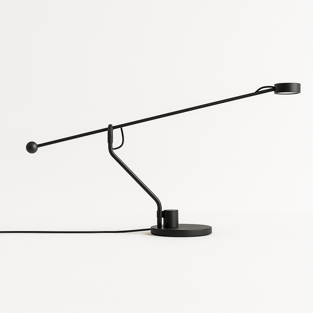Luminária de Mesa Moderna Minimalista Articulada Metal Leitura LED Riol - ABAZZUR™