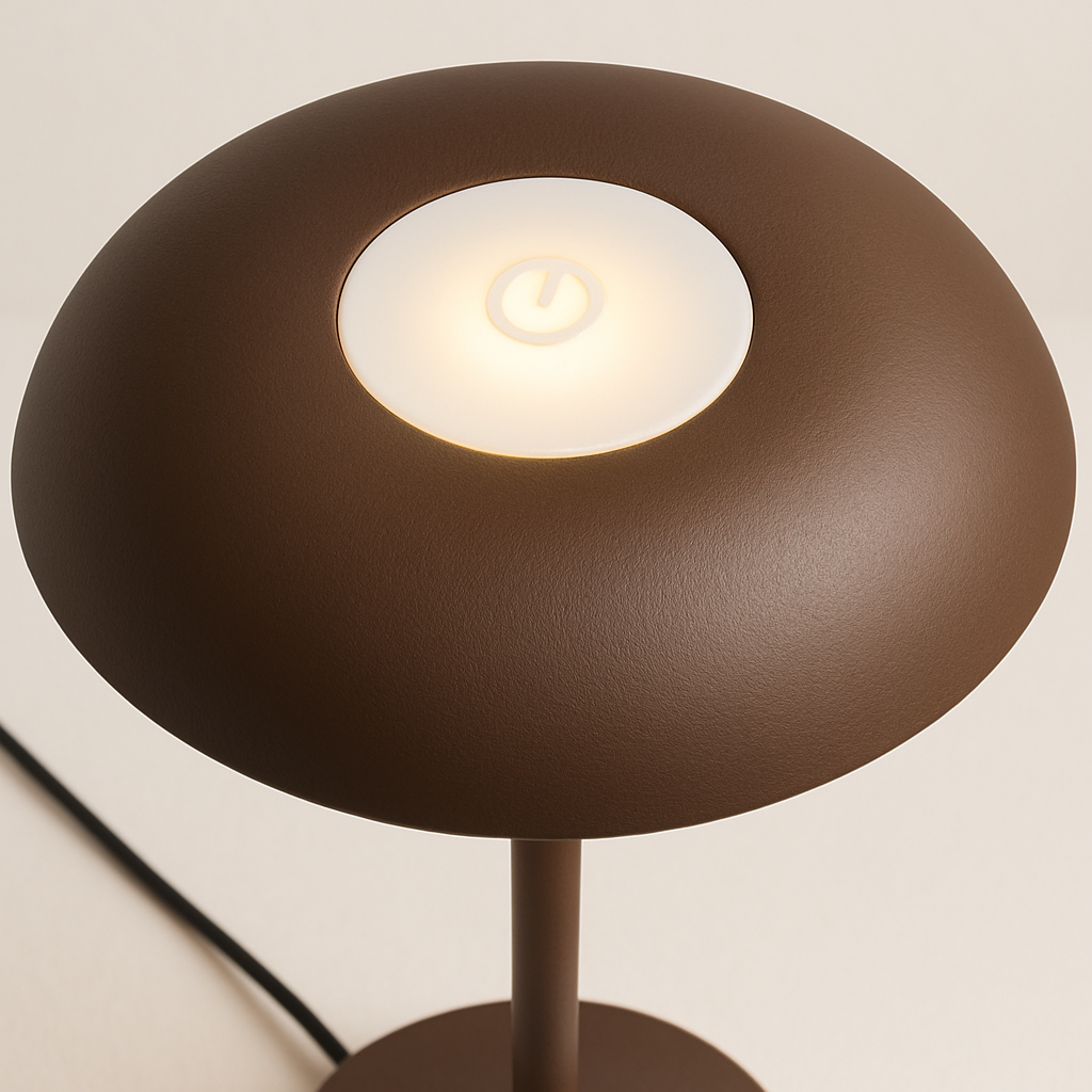 Luminária de Mesa Moderna Minimalista LED Metal Espe - ABAZZUR™