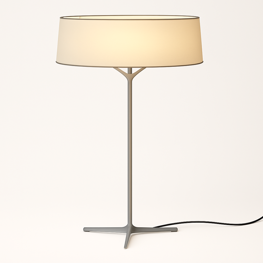 Luminária de Mesa Moderna Minimalista Leitura Metal Acrílico LED Hoppi - ABAZZUR™