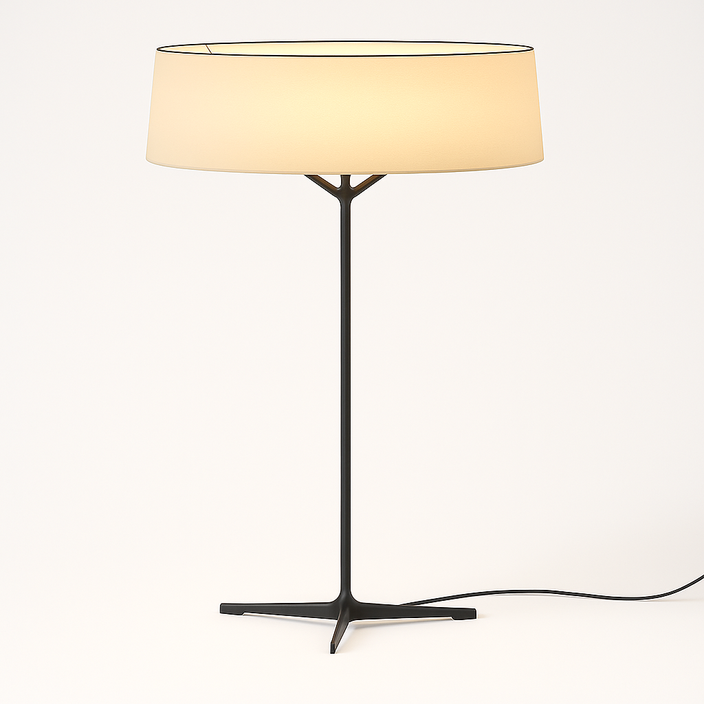 Luminária de Mesa Moderna Minimalista Leitura Metal Acrílico LED Hoppi - ABAZZUR™