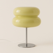 Luminária de Mesa Moderna Minimalista Metal Vidro Lugia - ABAZZUR™