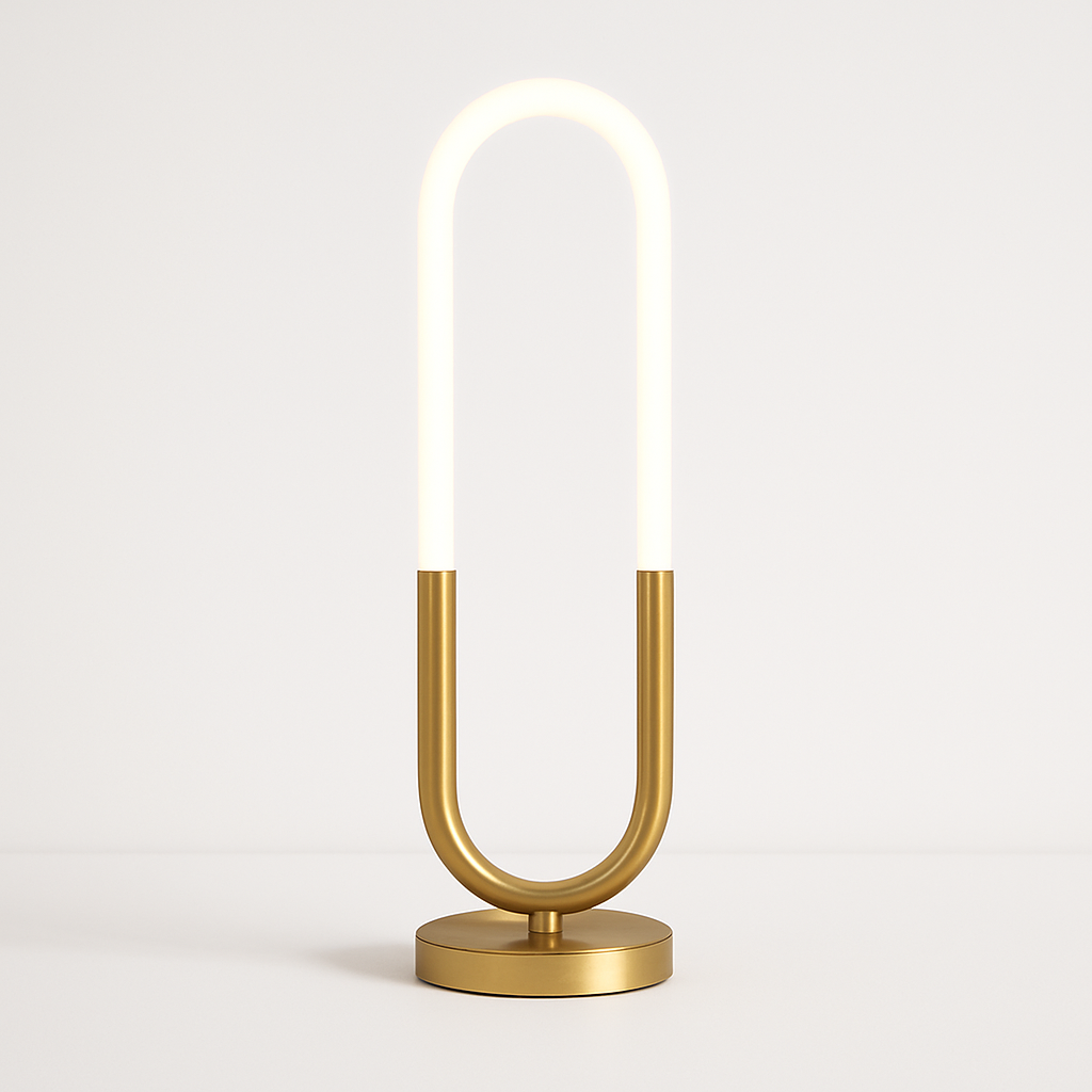 Luminária de Mesa Moderna Minimalista Oval LED Clipper - ABAZZUR™