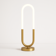 Luminária de Mesa Moderna Minimalista Oval LED Clipper - ABAZZUR™