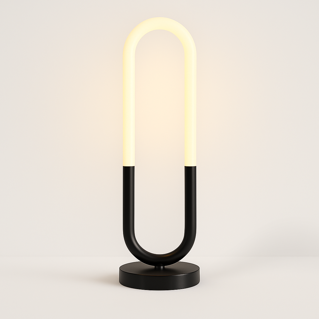Luminária de Mesa Moderna Minimalista Oval LED Clipper - ABAZZUR™
