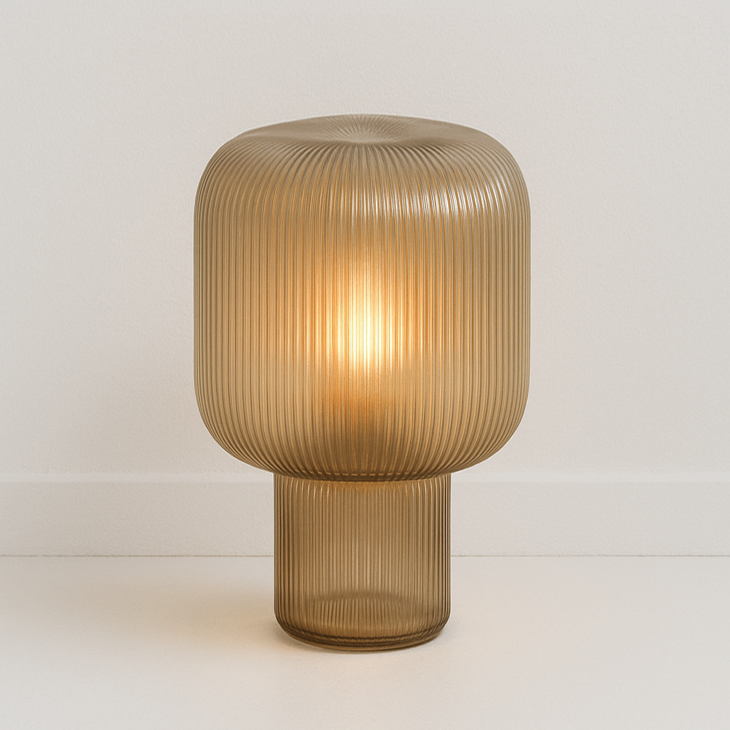 Luminária de Mesa Moderna Minimalista Vidro Docka - ABAZZUR™