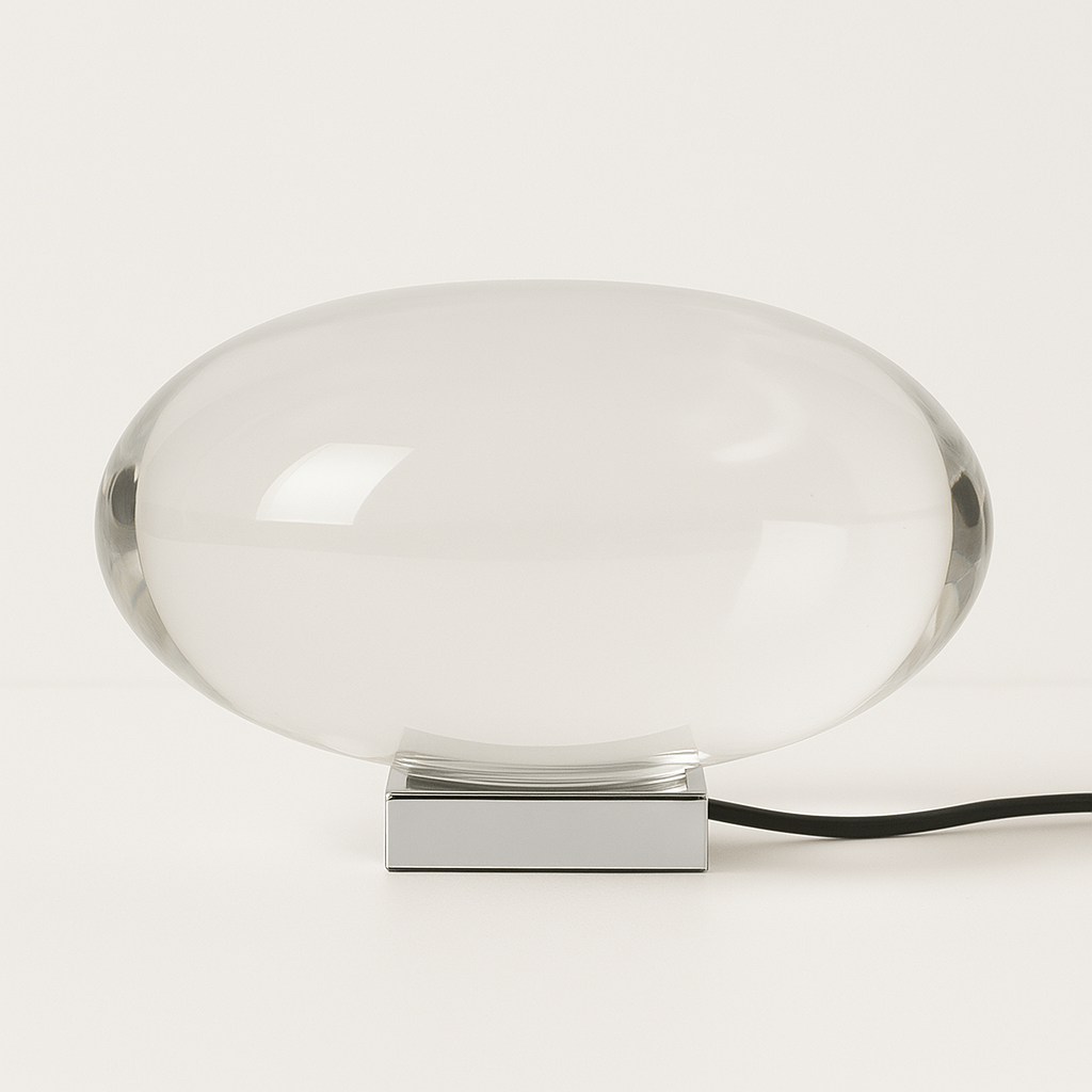 Luminária de Mesa Moderna Minimalista Vidro LED Ley - ABAZZUR™