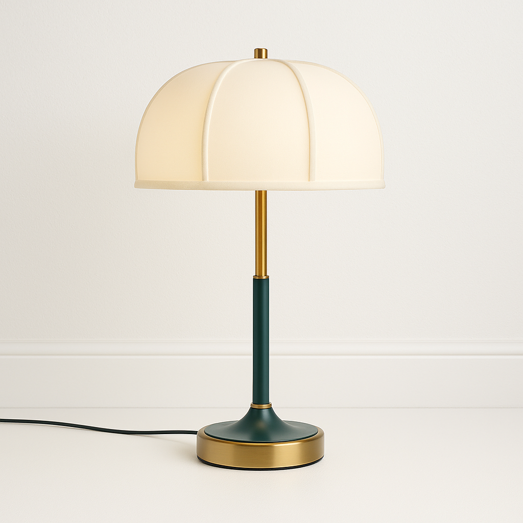Luminária de Mesa Moderno Minimalista Metal Tecido Aron - ABAZZUR™