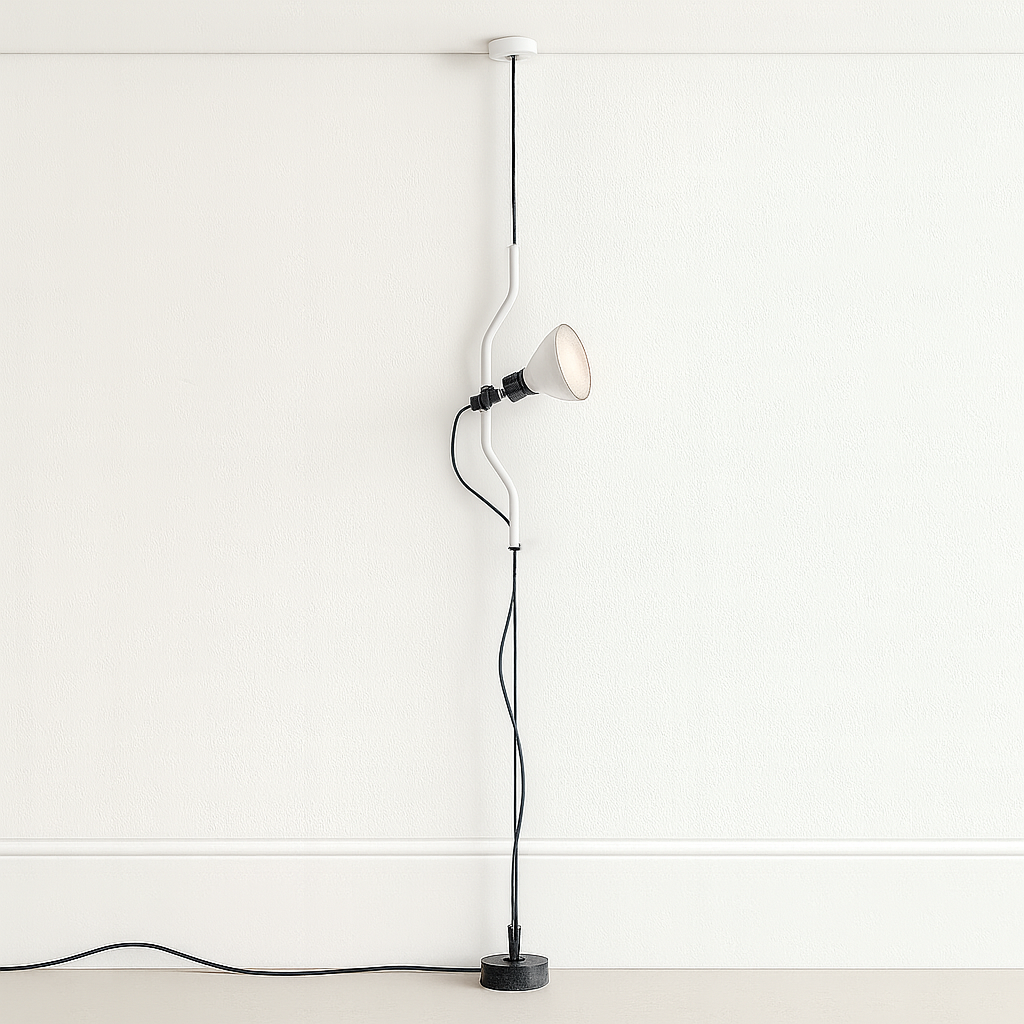 Luminária de Piso Coluna Industrial Vertical Metal Borgan - ABAZZUR™