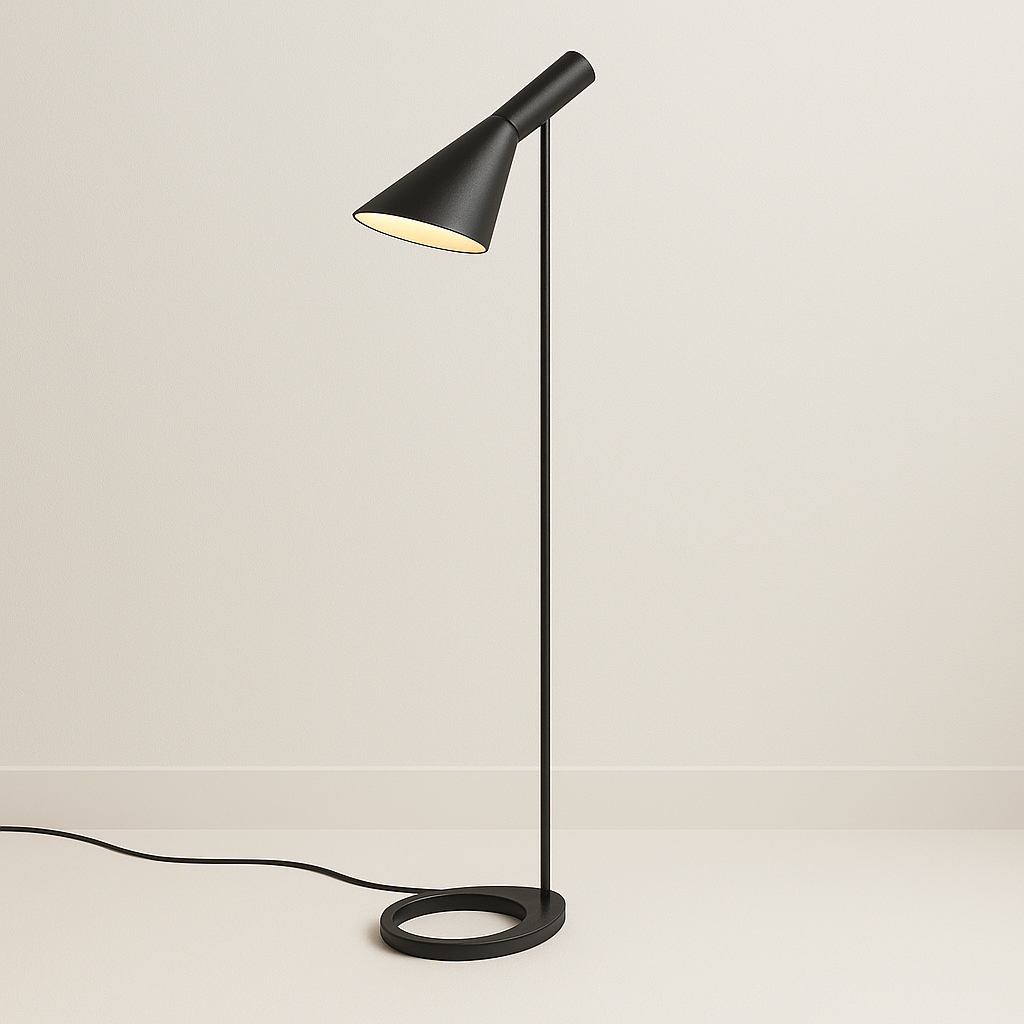Luminária de Piso Coluna Moderna Articulada Metal Cortez - ABAZZUR™