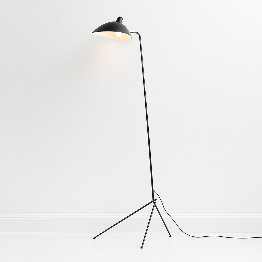Luminária de Piso Coluna Moderna Articulada Metal Gleamside - ABAZZUR™