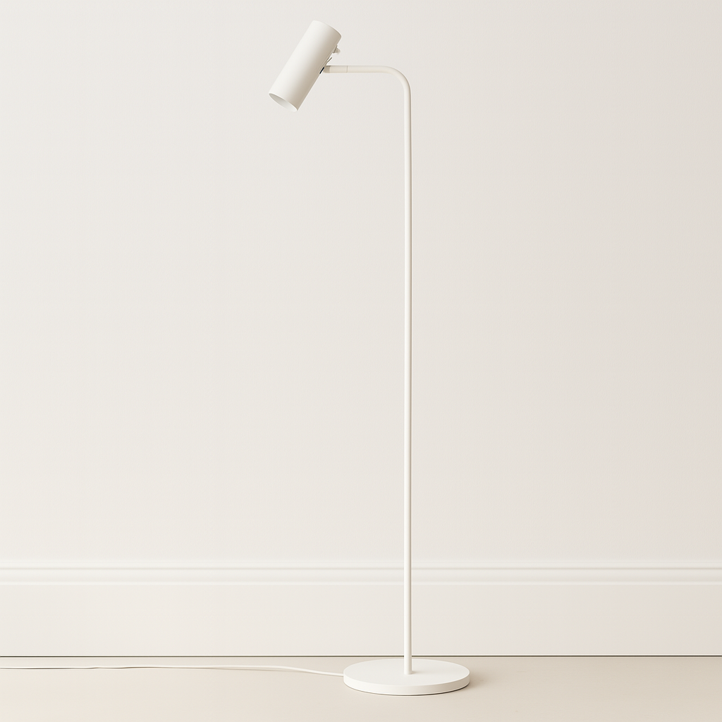 Luminária de Piso Coluna Moderna Articulada Metal LED Zomo - ABAZZUR™