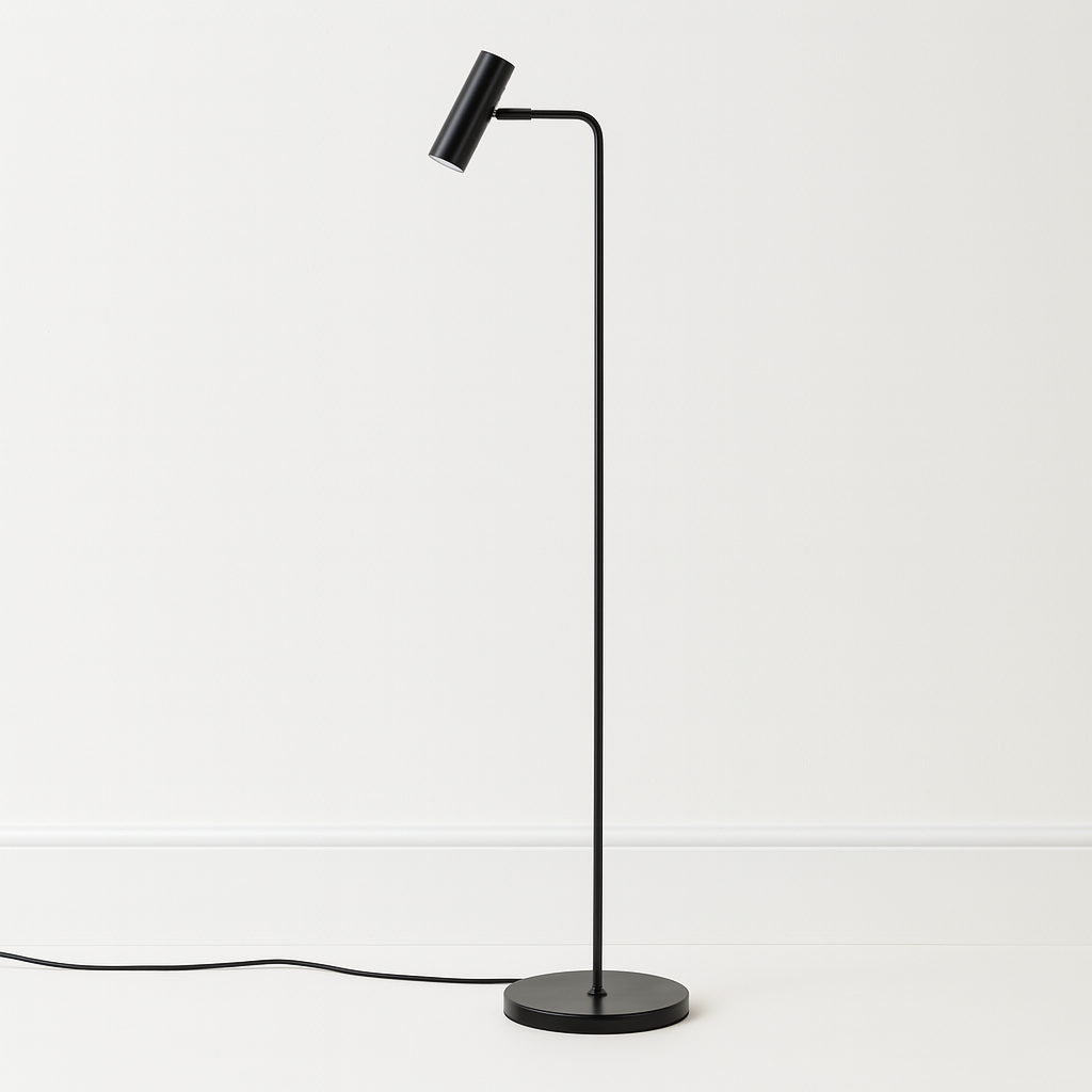 Luminária de Piso Coluna Moderna Articulada Metal LED Zomo - ABAZZUR™