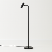 Luminária de Piso Coluna Moderna Articulada Metal LED Zomo - ABAZZUR™