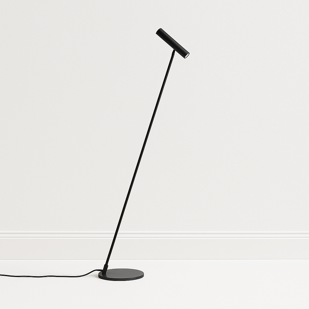 Luminária de Piso Coluna Moderna LED Metal Aran - ABAZZUR™