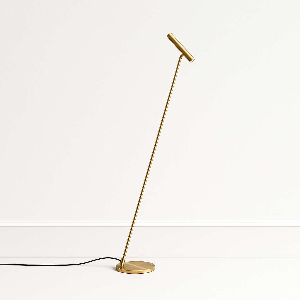 Luminária de Piso Coluna Moderna LED Metal Aran - ABAZZUR™