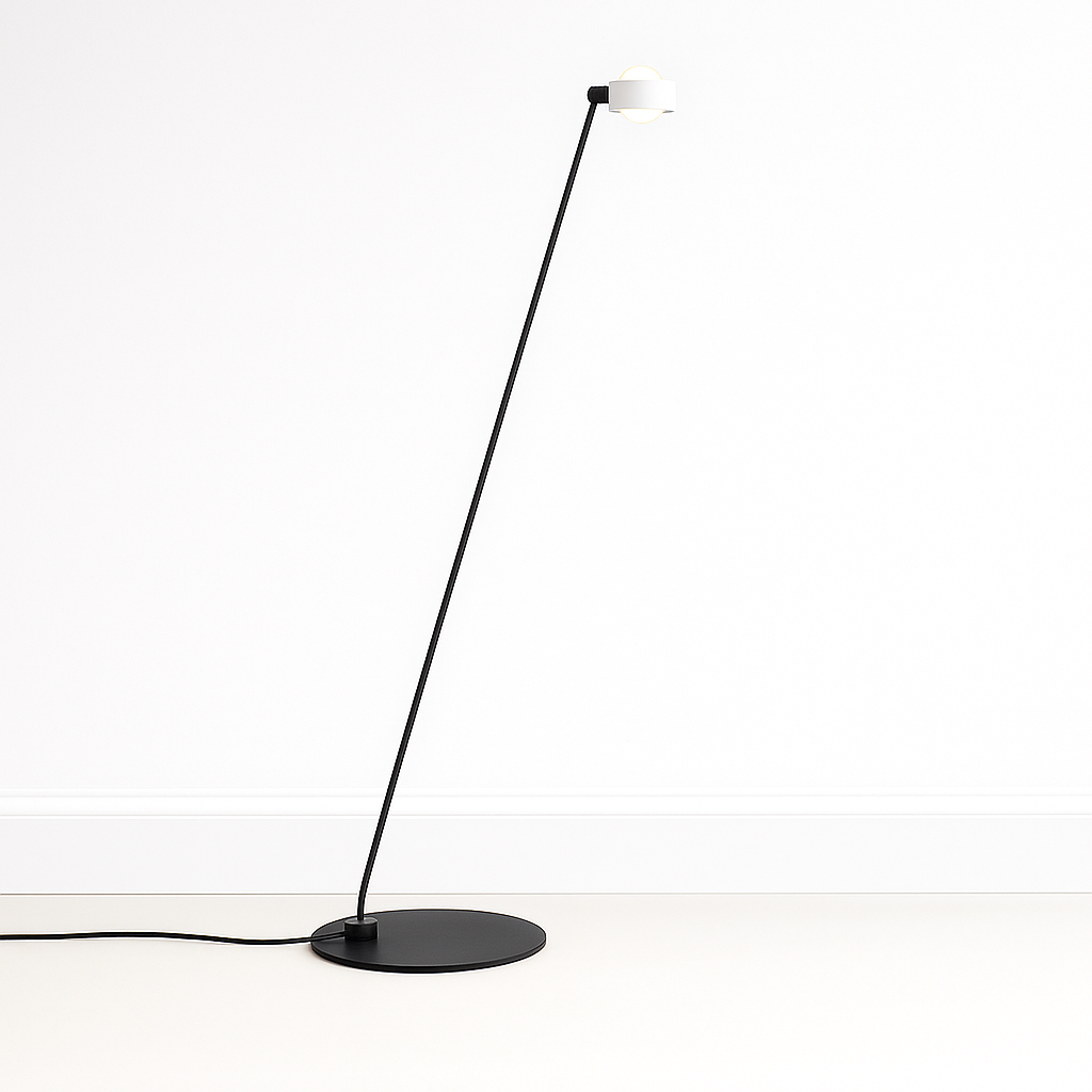 Luminária de Piso Coluna Moderna LED Metal Clare - ABAZZUR™