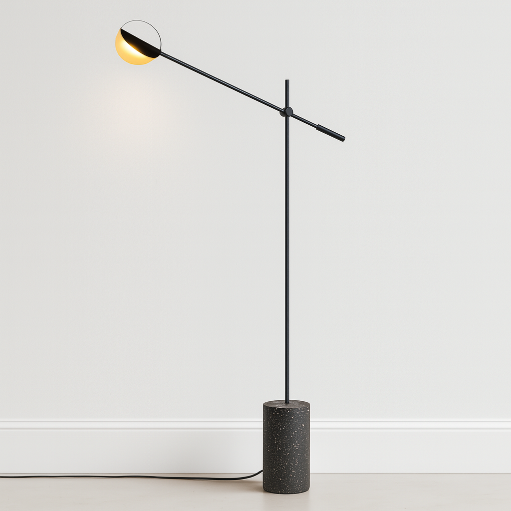 Luminária de Piso Coluna Moderna LED Metal Lumoré - ABAZZUR™