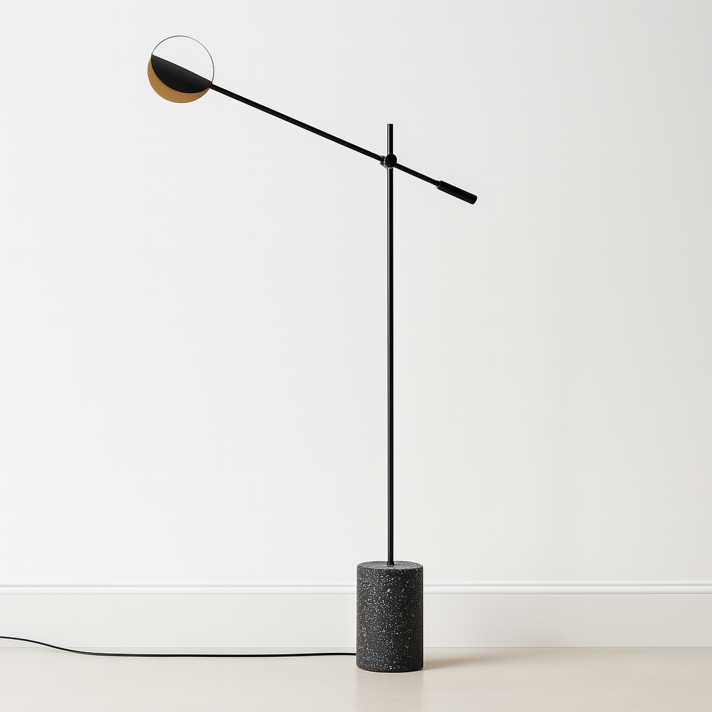 Luminária de Piso Coluna Moderna LED Metal Lumoré - ABAZZUR™
