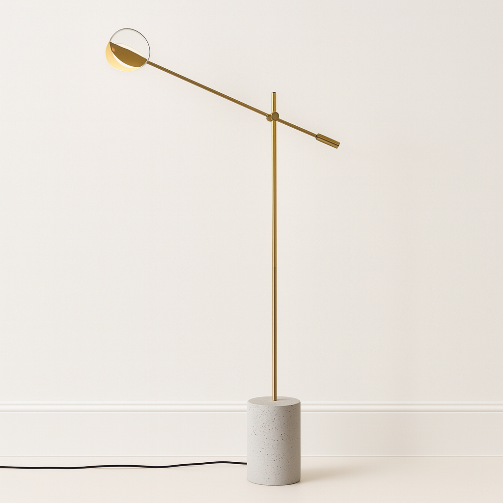 Luminária de Piso Coluna Moderna LED Metal Lumoré - ABAZZUR™