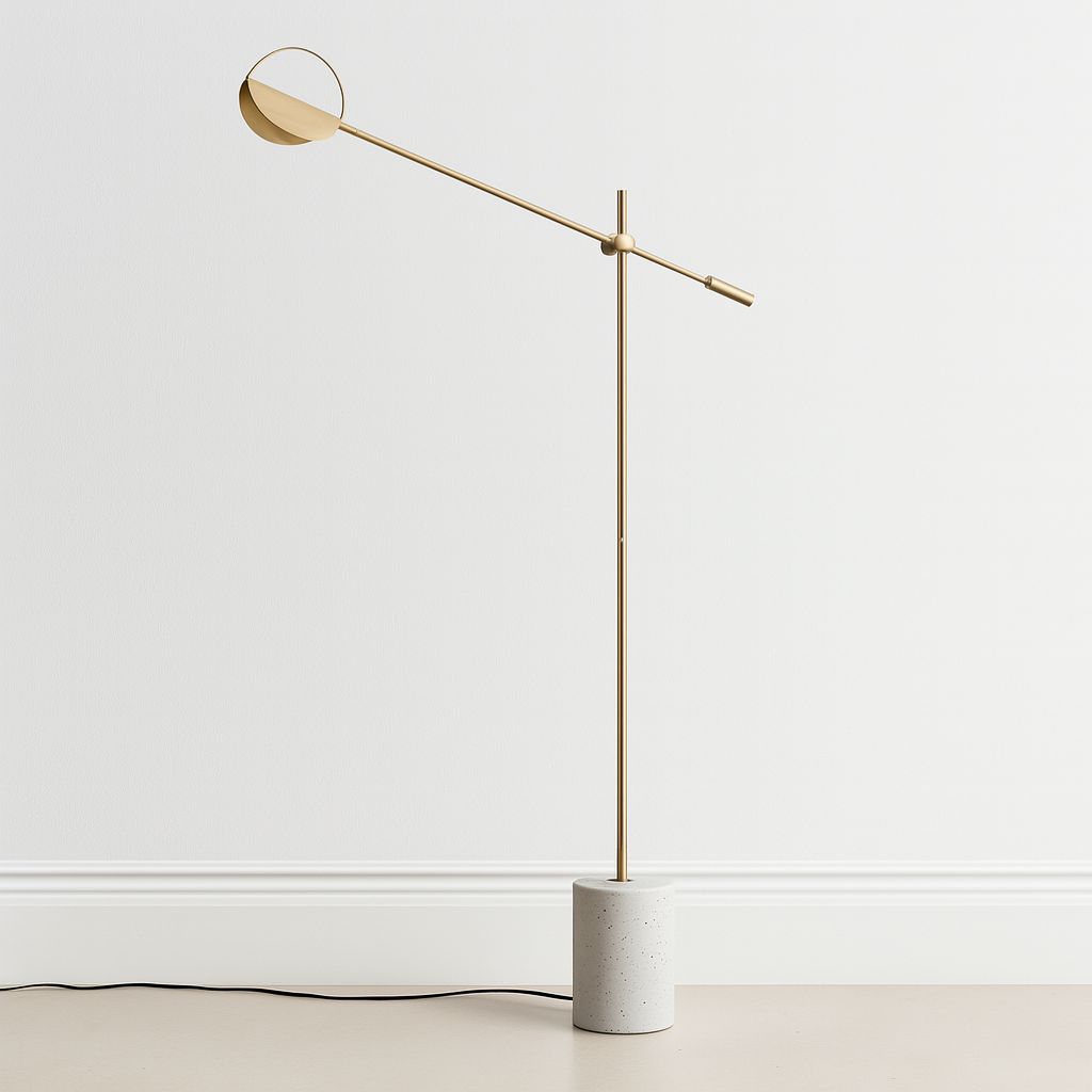 Luminária de Piso Coluna Moderna LED Metal Lumoré - ABAZZUR™