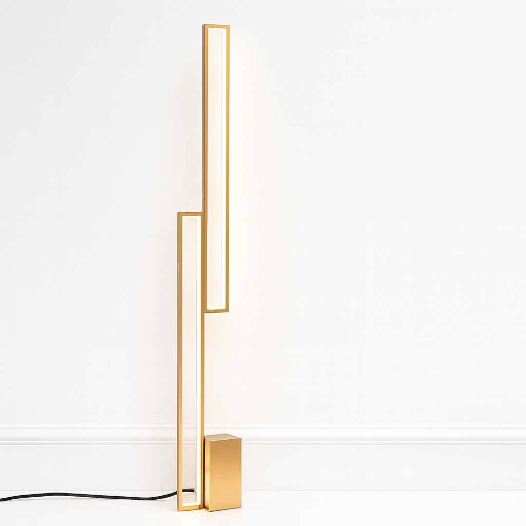 Luminária de Piso Coluna Moderna LED Metal Lustrana - ABAZZUR™