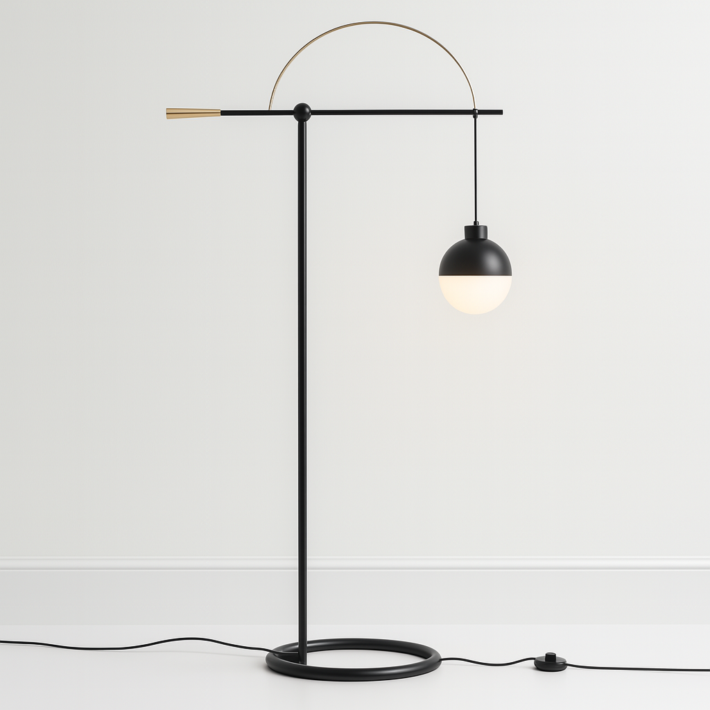 Luminária de Piso Coluna Moderna Metal Ambiora - ABAZZUR™
