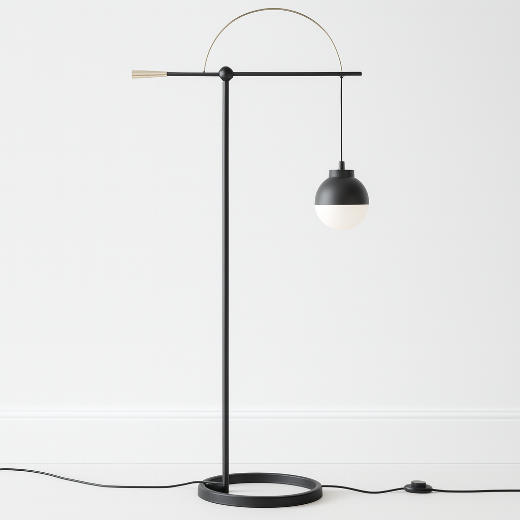 Luminária de Piso Coluna Moderna Metal Ambiora - ABAZZUR™