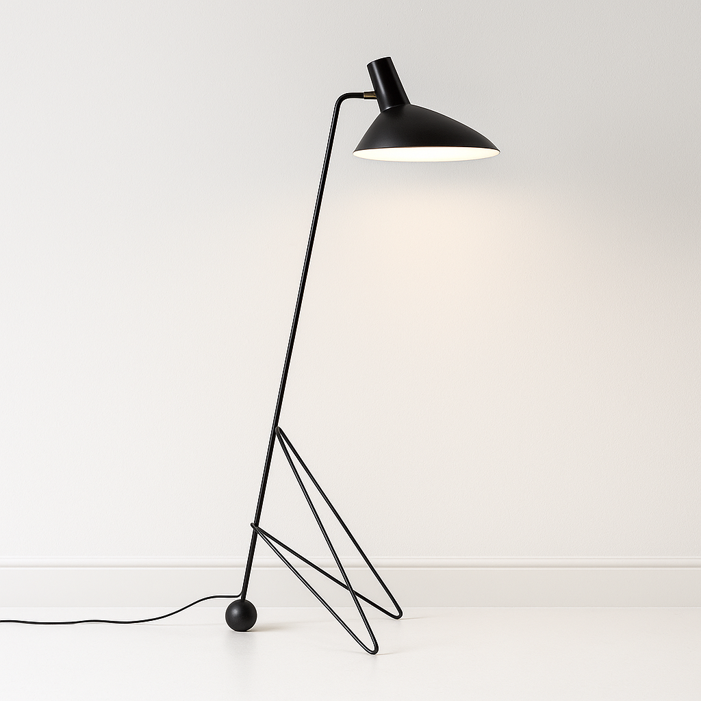 Luminária de Piso Coluna Moderna Metal Halovia - ABAZZUR™
