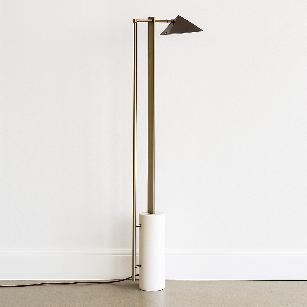 Luminária de Piso Coluna Moderna Metal Luxen - ABAZZUR™