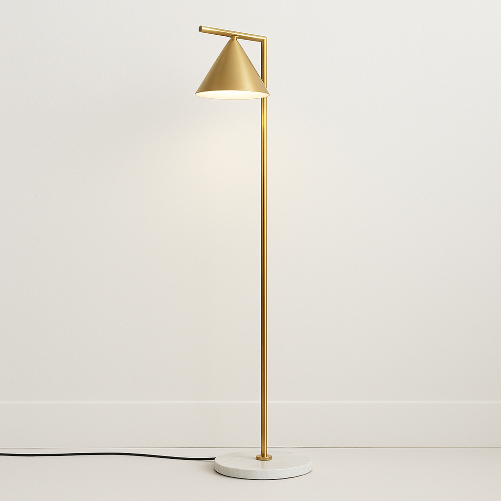 Luminária de Piso Coluna Moderna Metal Triacup - ABAZZUR™