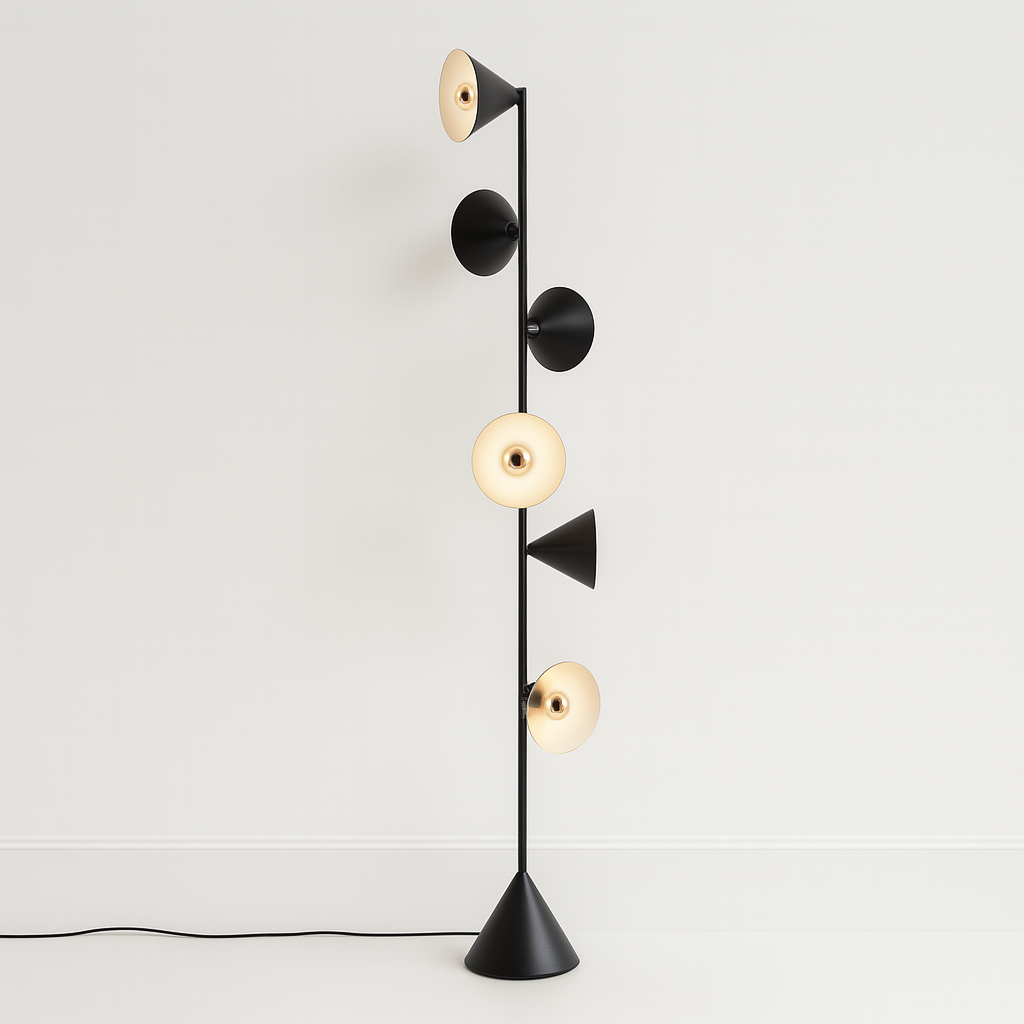 Luminária de Piso Coluna Moderna Metal Triade - ABAZZUR™