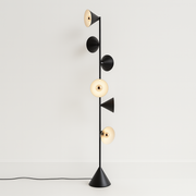 Luminária de Piso Coluna Moderna Metal Triade - ABAZZUR™