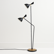 Luminária de Piso Coluna Moderna Metal Woddo - ABAZZUR™