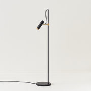 Luminária de Piso Coluna Moderna Spot Articulada Metal Clarez - ABAZZUR™