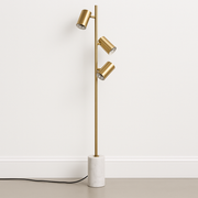 Luminária de Piso Coluna Moderno Metal Mármore Hovao - ABAZZUR™