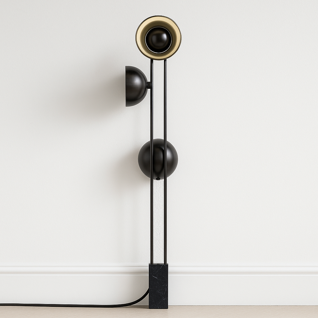 Luminária de Piso Coluna Moderno Minimalista LED Metal Alumbra - ABAZZUR™