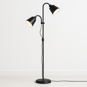 Luminária de Piso Moderna Articulada Double Lamp Metal Hust - ABAZZUR™