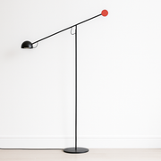 Luminária de Piso Moderna Articulada LED Metal Venity - ABAZZUR™