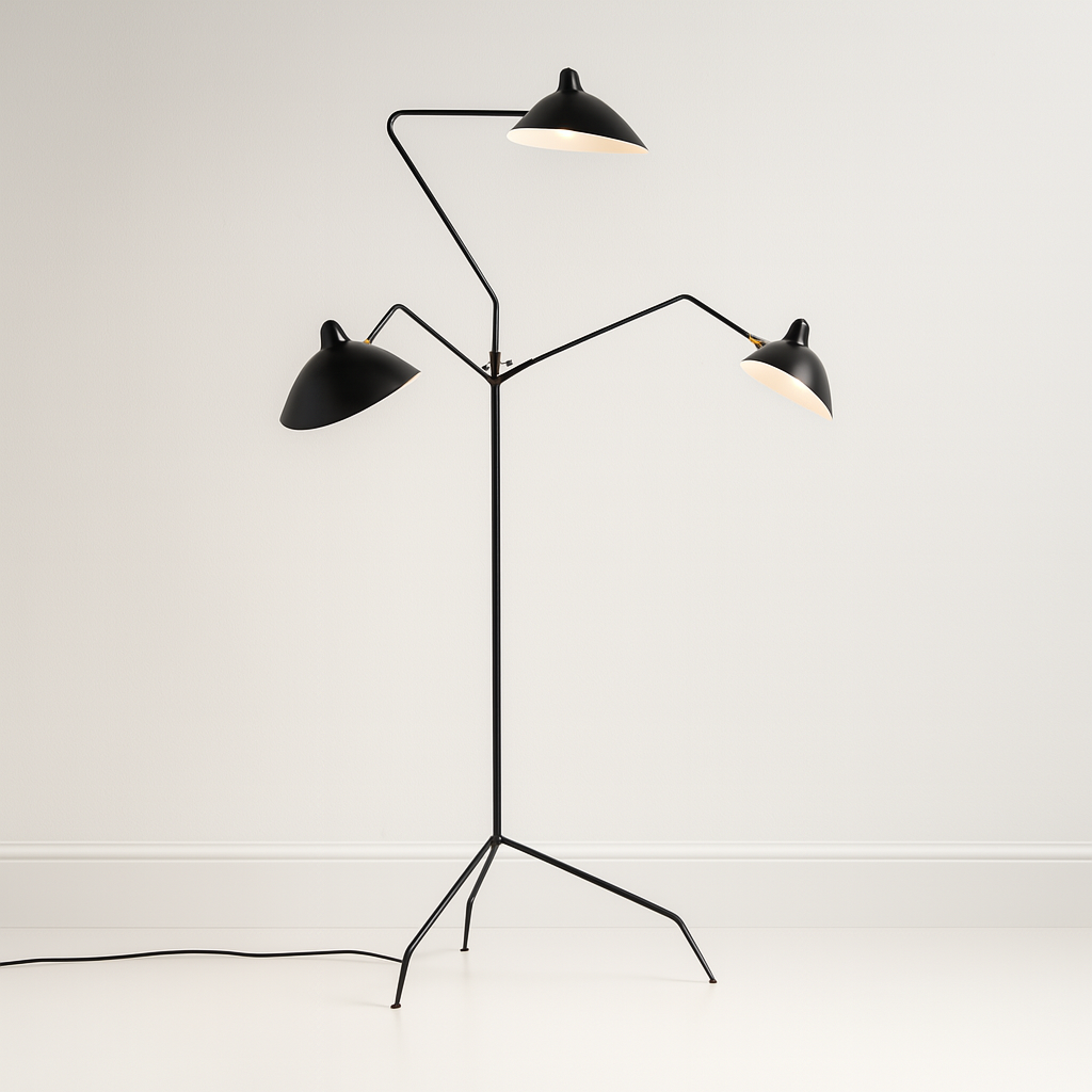 Luminária de Piso Moderna Articulada Metal Candéra - ABAZZUR™