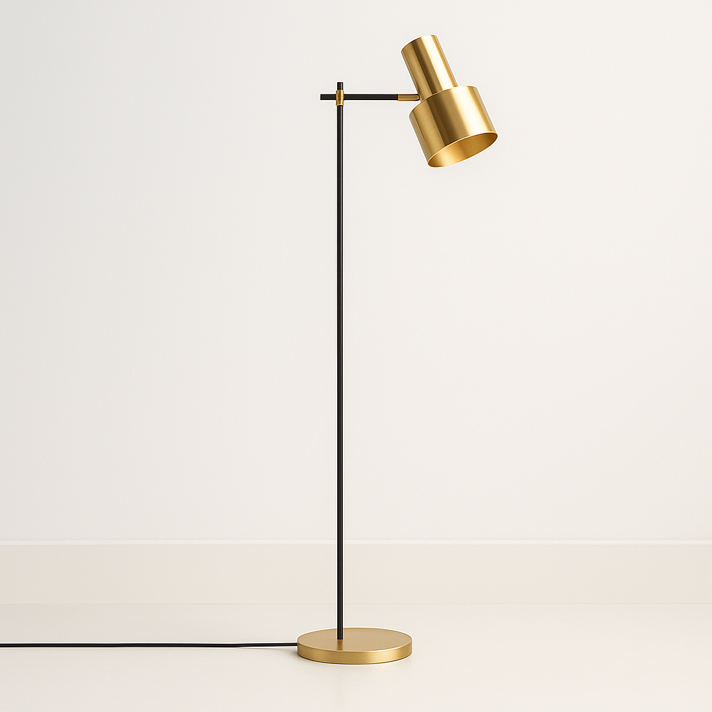 Luminária de Piso Moderna Articulada Metal Homa - ABAZZUR™