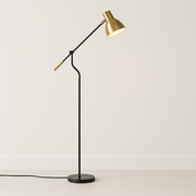 Luminária de Piso Moderna Articulada Metal Lox - ABAZZUR™