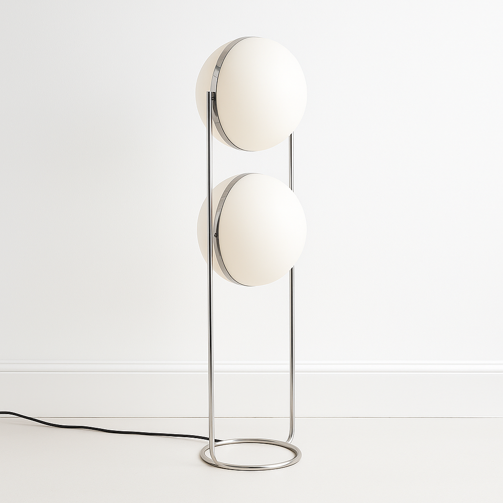 Luminária de Piso Moderna LED Metal Acrílico Ekó - ABAZZUR™