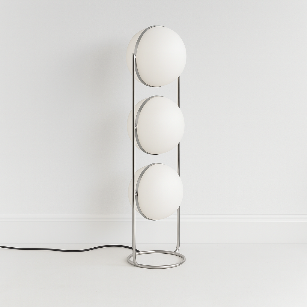 Luminária de Piso Moderna LED Metal Acrílico Ekó - ABAZZUR™