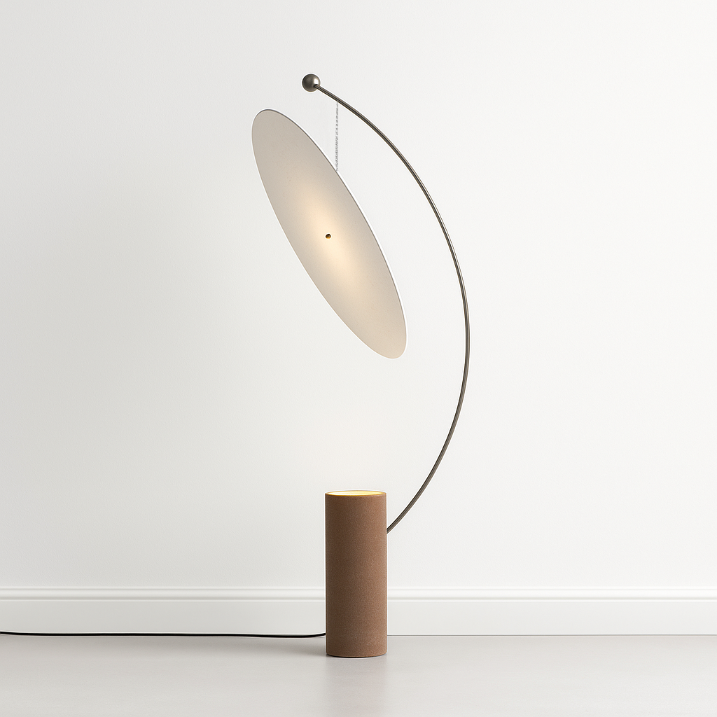 Luminária de Piso Moderna LED Metal Vega - ABAZZUR™