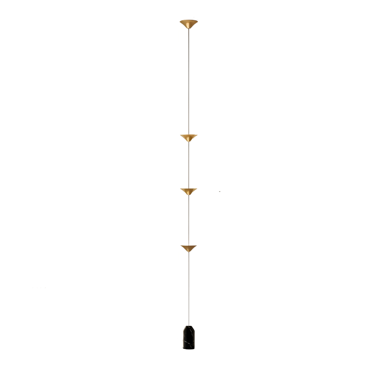 Luminária de Piso Moderna Minimalista LED Metal Mármore Antares - ABAZZUR™