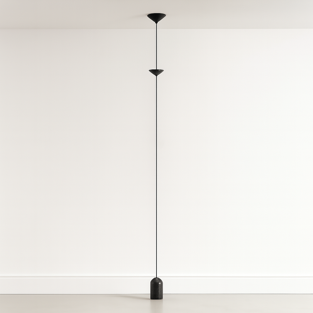 Luminária de Piso Moderna Vertical LED Metal Totti - ABAZZUR™