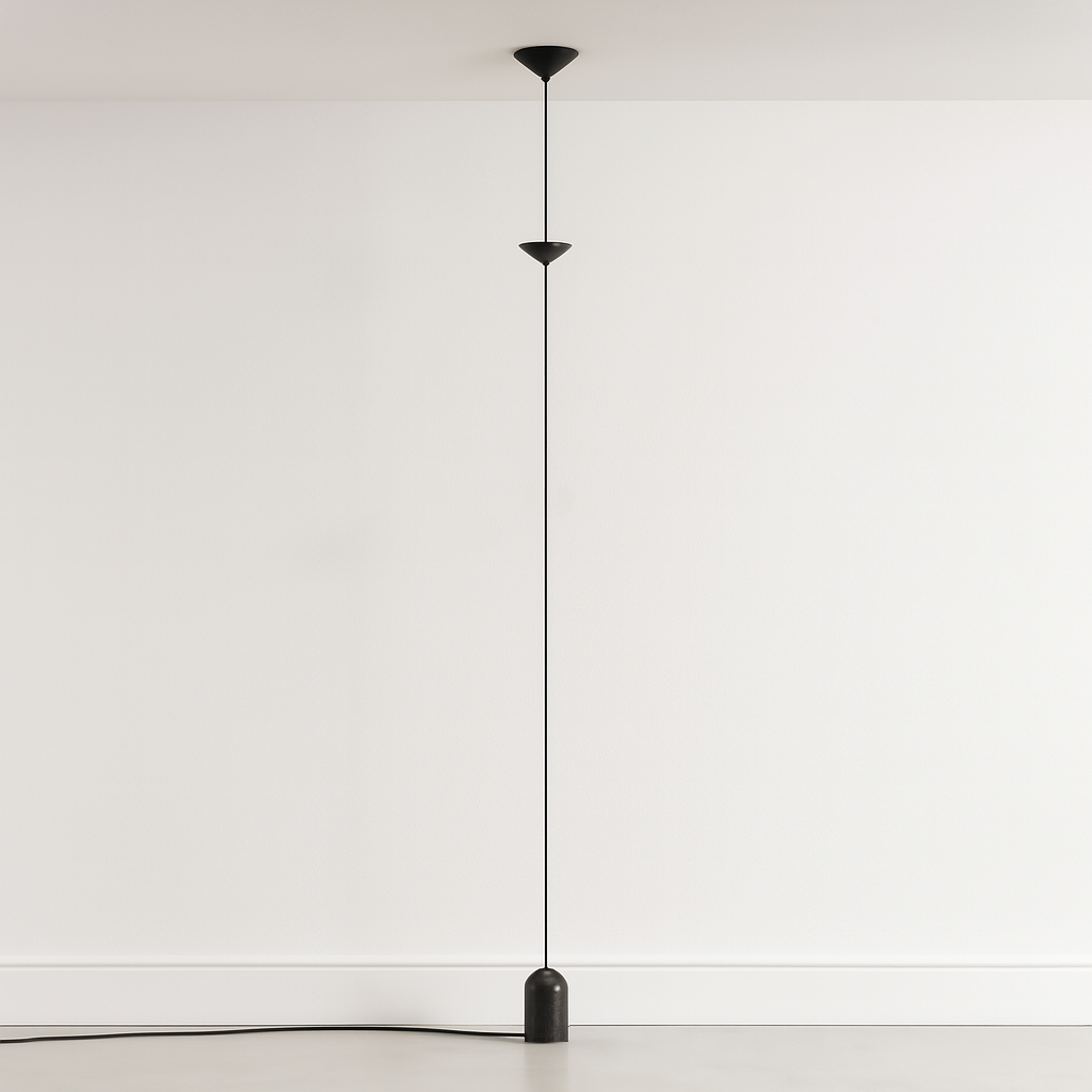 Luminária de Piso Moderna Vertical LED Metal Totti - ABAZZUR™